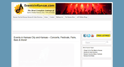 Desktop Screenshot of eventsinkansas.com